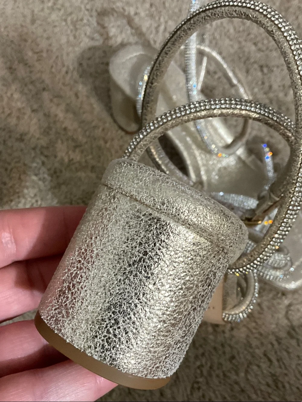 Loeffler Randall Champagne Knot Block-Heel Sandals
